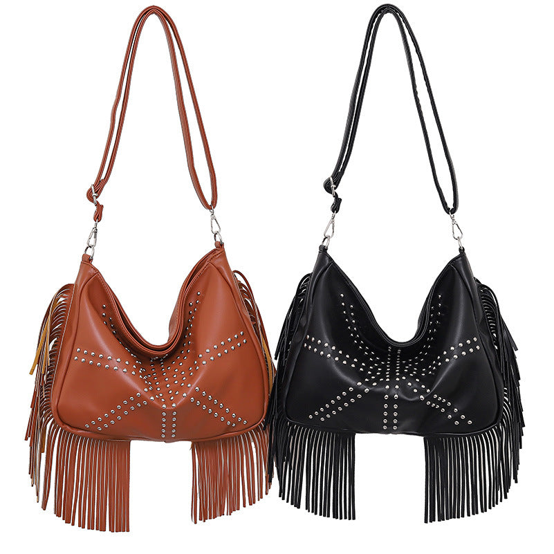 Large Capacity Soft Leather Handbag