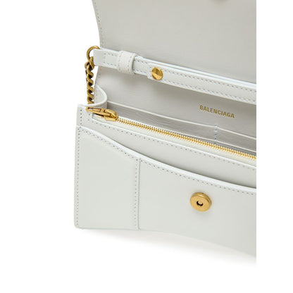 Balenciaga White Leather Shoulder Bag