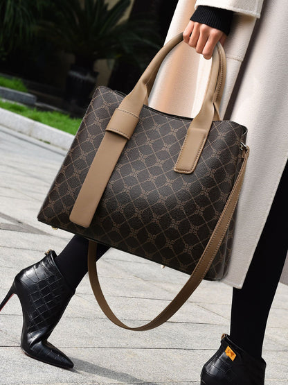Brown Retro Fashion Handbag